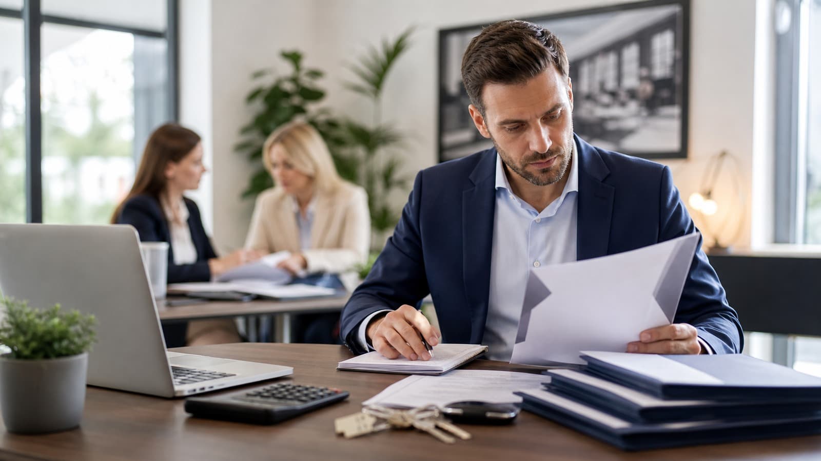 Prospection assurance finance : page pilier