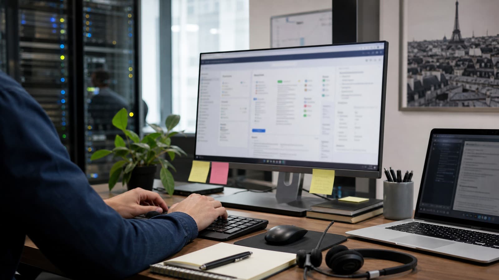 Prospection B2B services entreprises : page pilier
