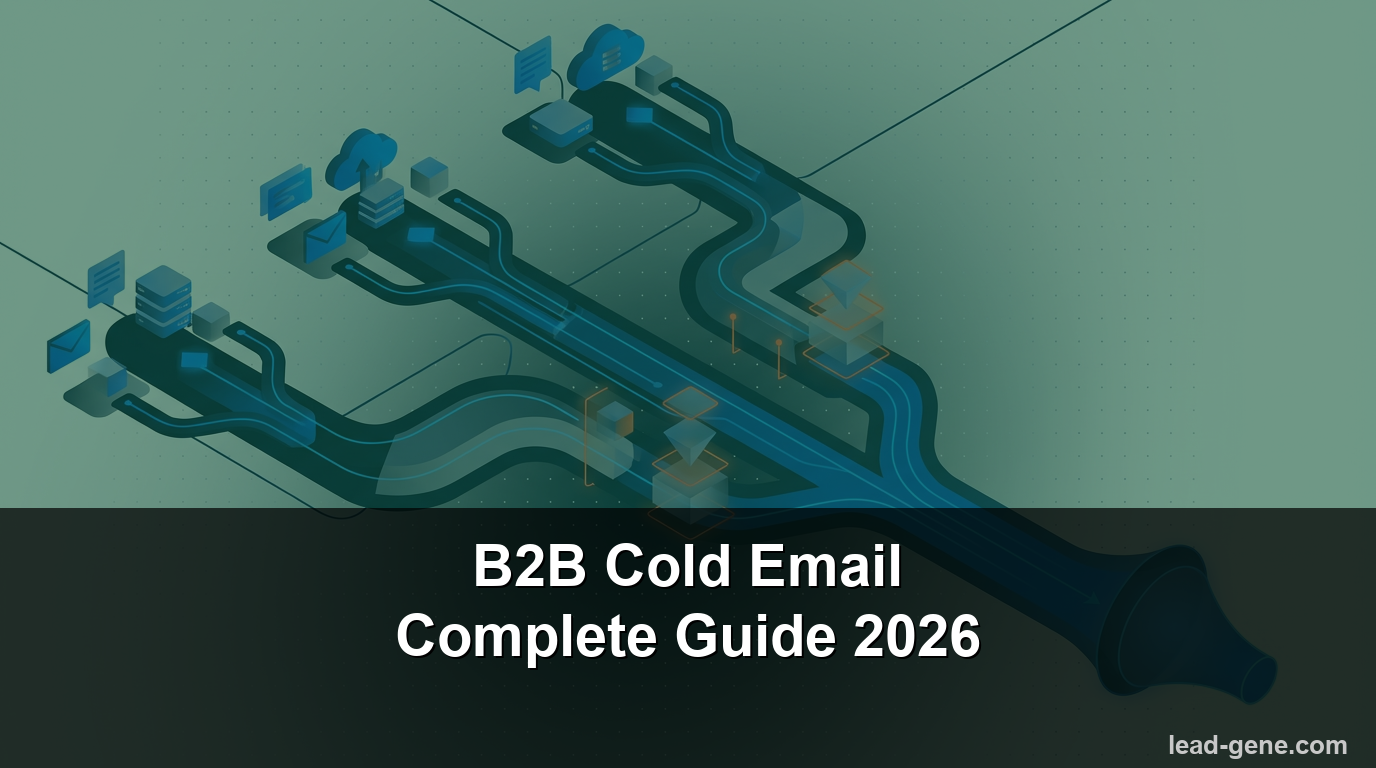 B2B Cold Email: The Complete Guide to 40%+ Open Rates in 2026