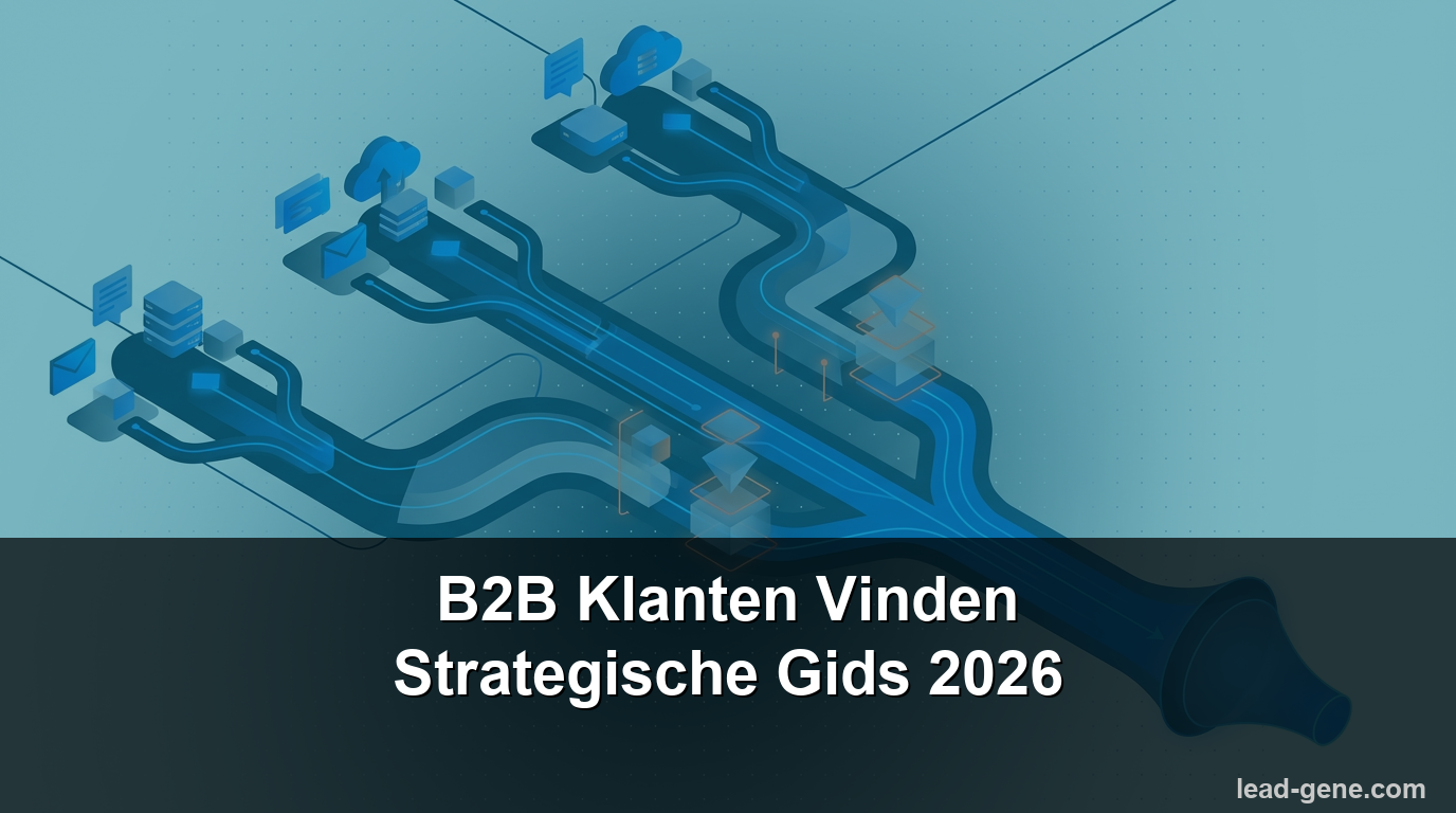 B2B Klanten Vinden: Strategische Gids voor 2026