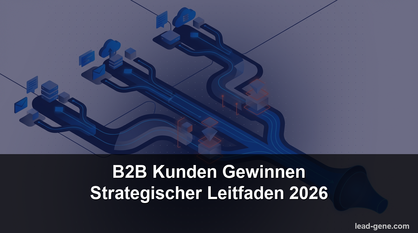 B2B Kunden Gewinnen: Strategischer Leitfaden 2026