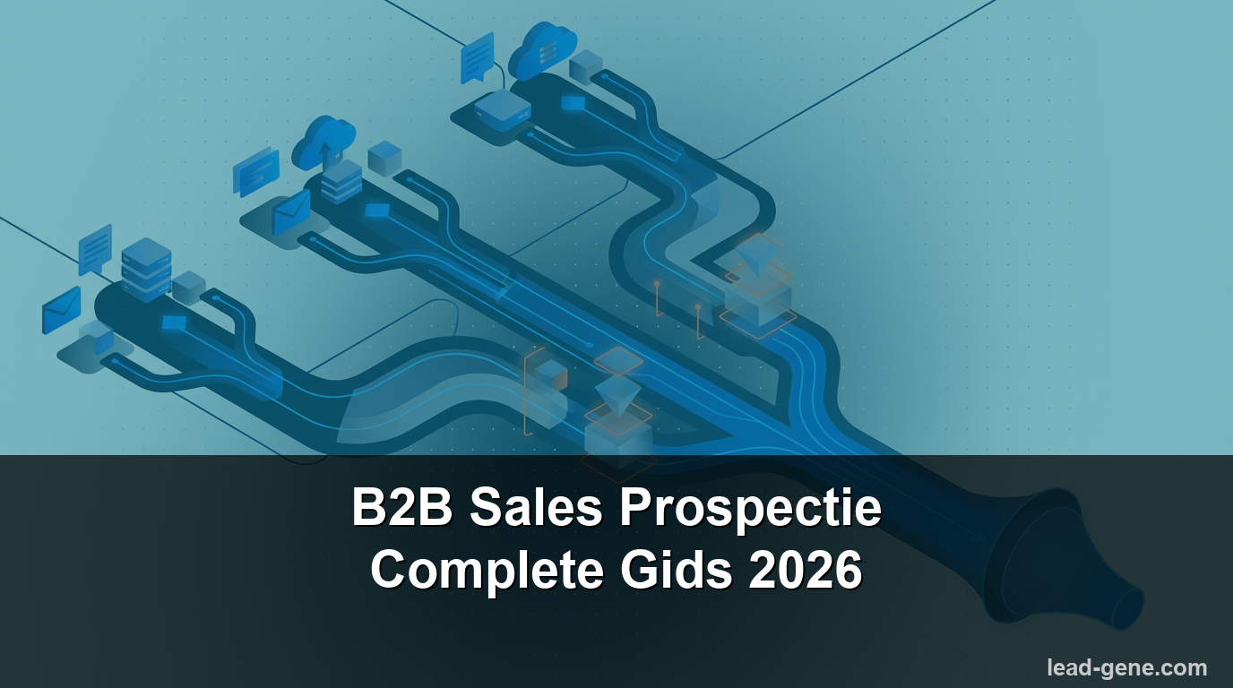B2B Sales Prospectie: De Complete Gids voor 2026