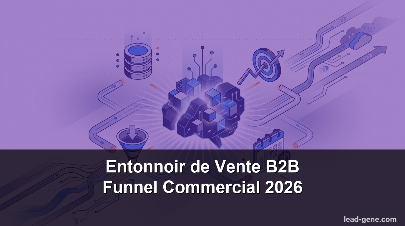 Entonnoir de Vente B2B : Construire son Funnel Commercial en 2026
