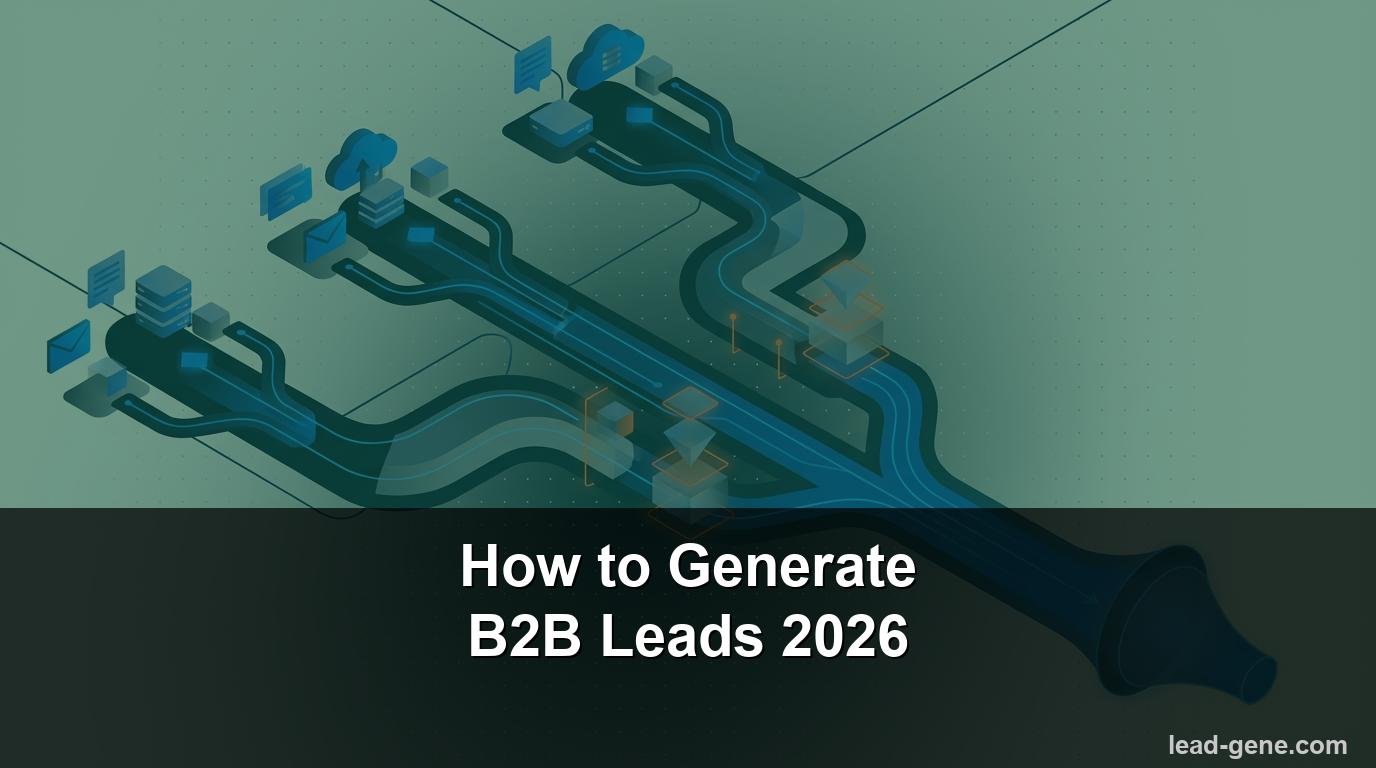 How to Generate B2B Leads in 2026: 8 Proven Strategies