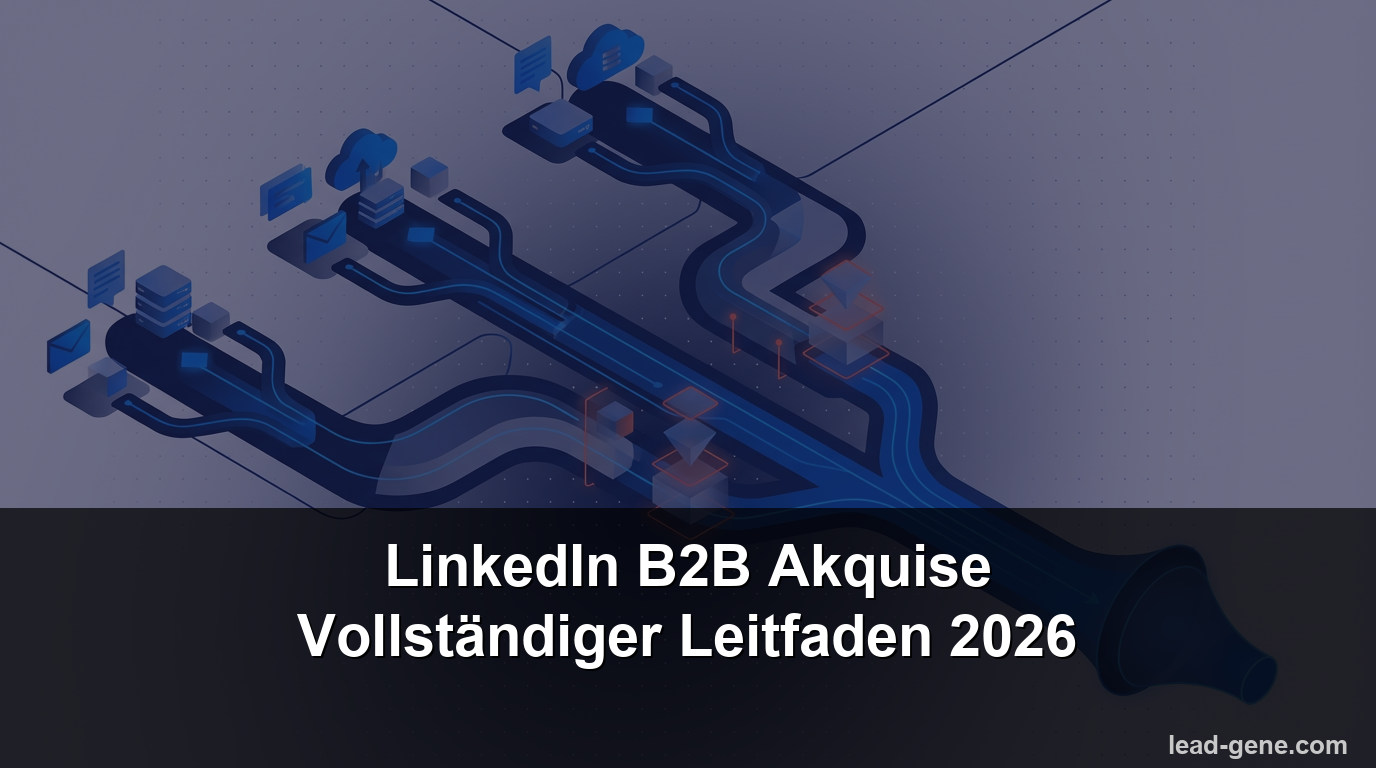 LinkedIn B2B Akquise: Vollständiger Leitfaden für Vertriebsteams 2026