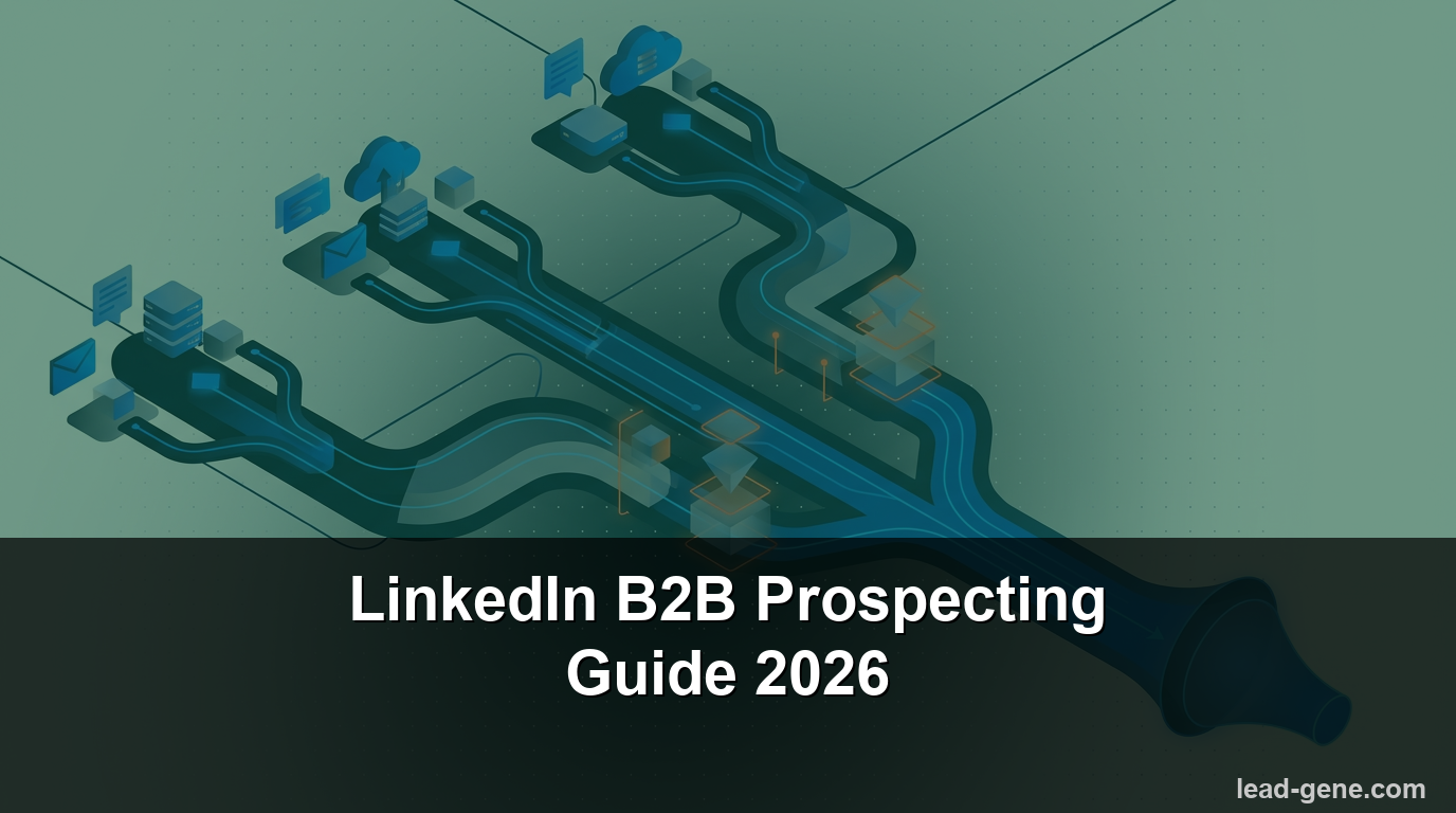 LinkedIn B2B Prospecting: Complete Guide for Sales Teams in 2026