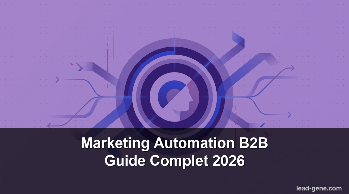 Marketing Automation B2B : Guide Complet et Outils 2026