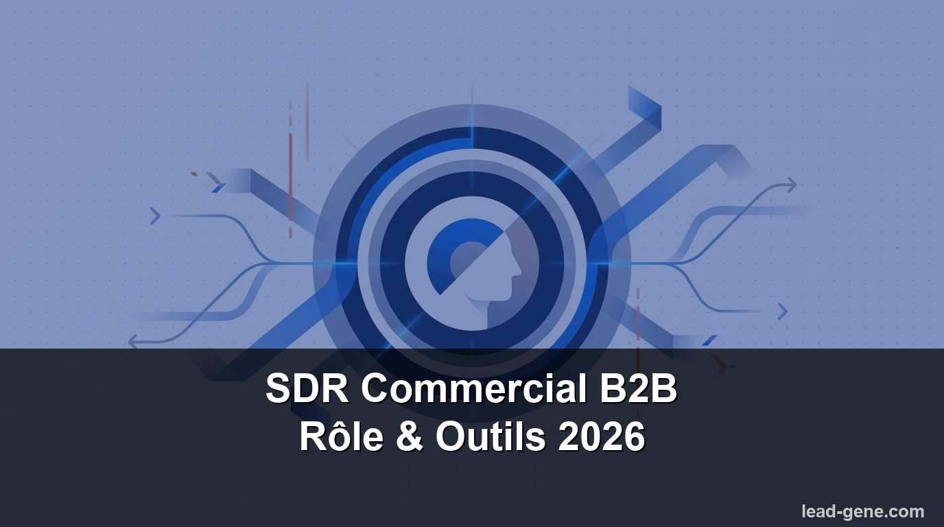 SDR Commercial B2B : Rôle, Missions et Outils du Sales Development Rep