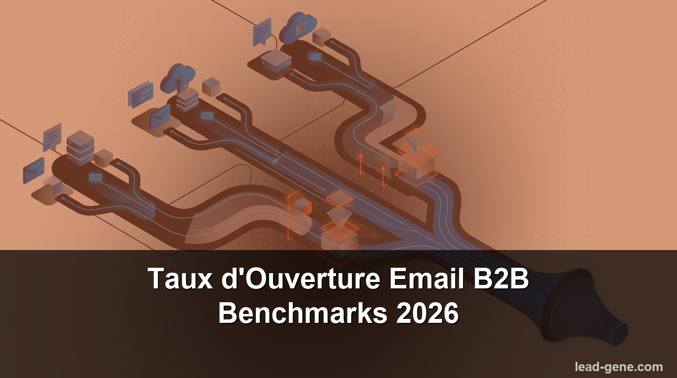 Taux d'Ouverture Email B2B : Benchmarks Sectoriels et Optimisation 2026
